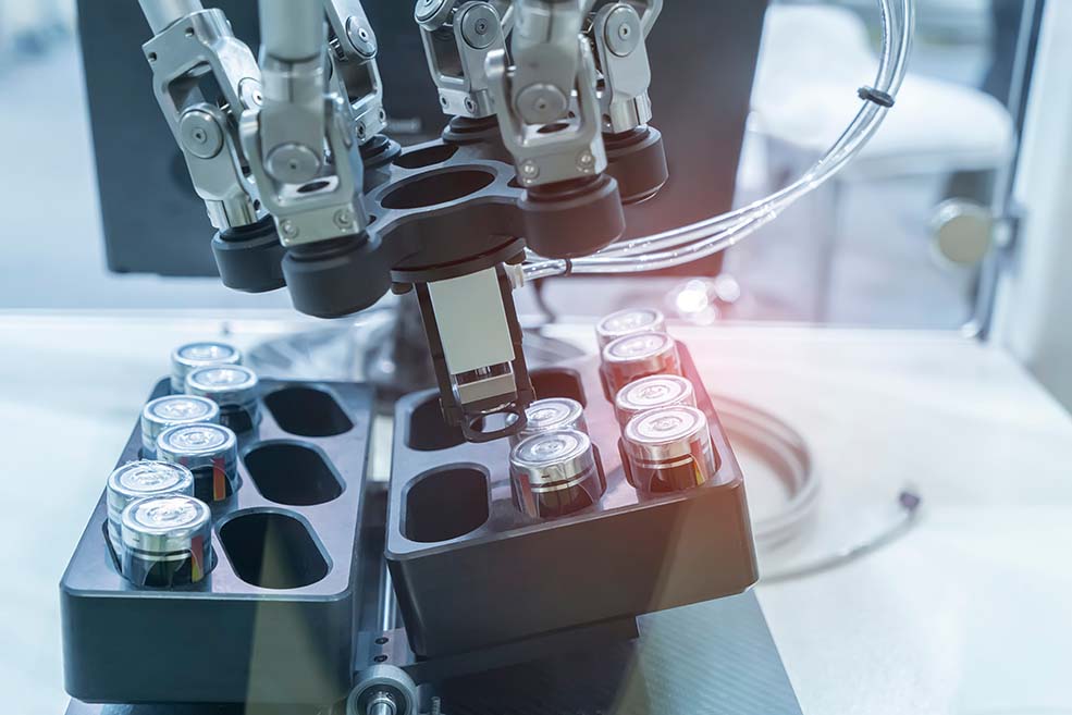 Machinery making NiMH battery packs