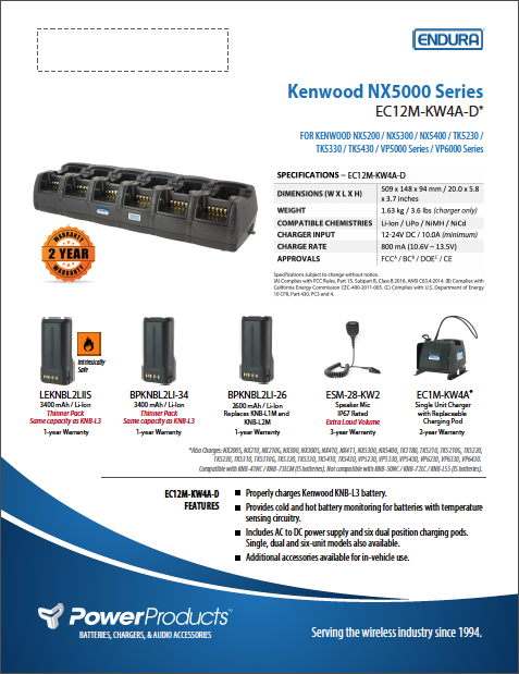 kenwood nx-5000 accessories