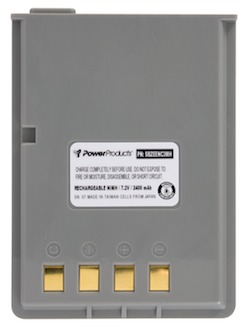 BATTERY FOR ZEBRA ENCORE 3 - 7.2V / 2450 mAh / 17.6 Wh / NiMH